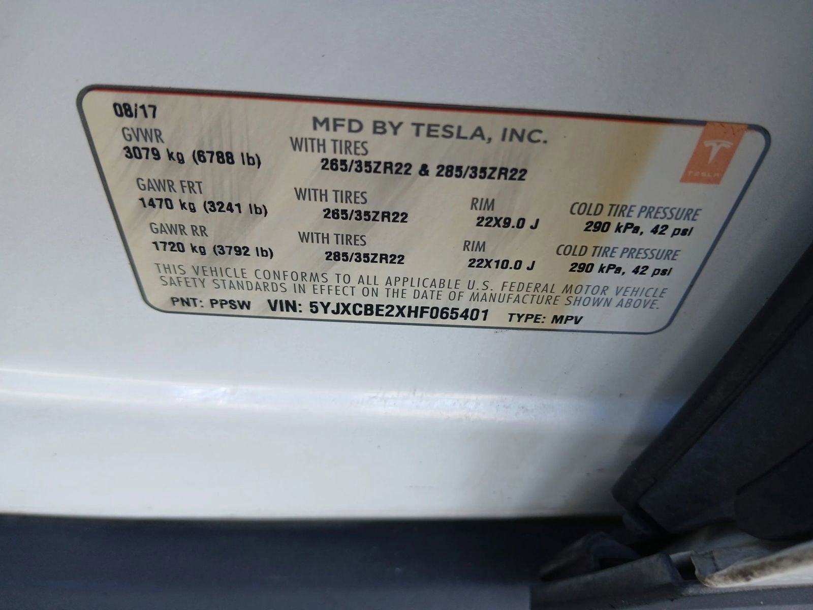 Used 2017 Tesla Model X 75D AWD/4WD image 11