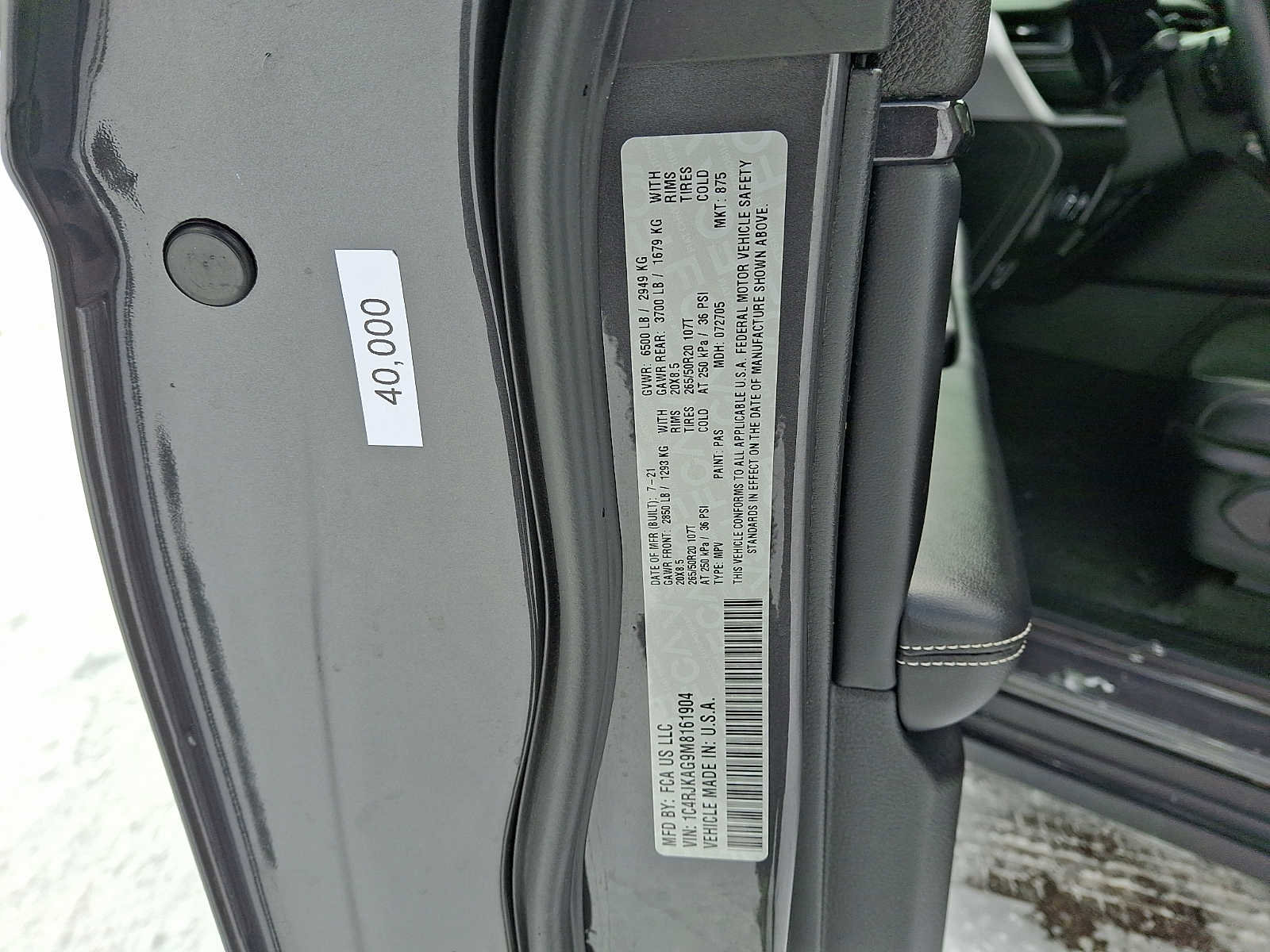 Used 2021 Jeep Grand Cherokee L Altitude image 31