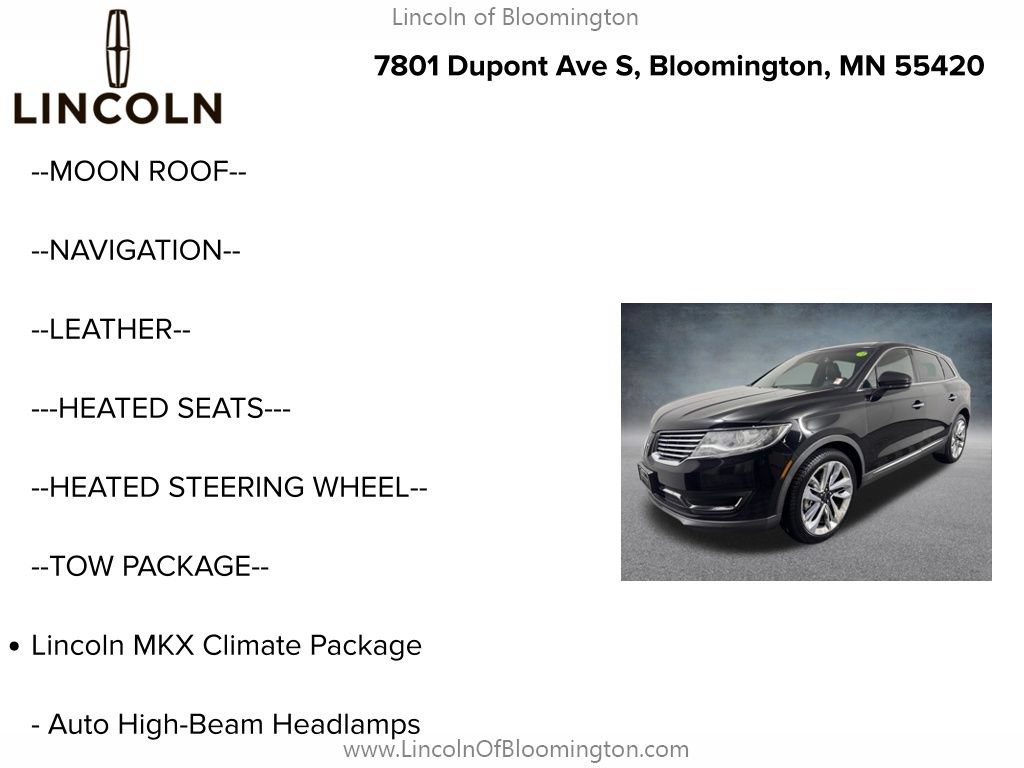 Used 2017 Lincoln MKX Reserve AWD/4WD image 5