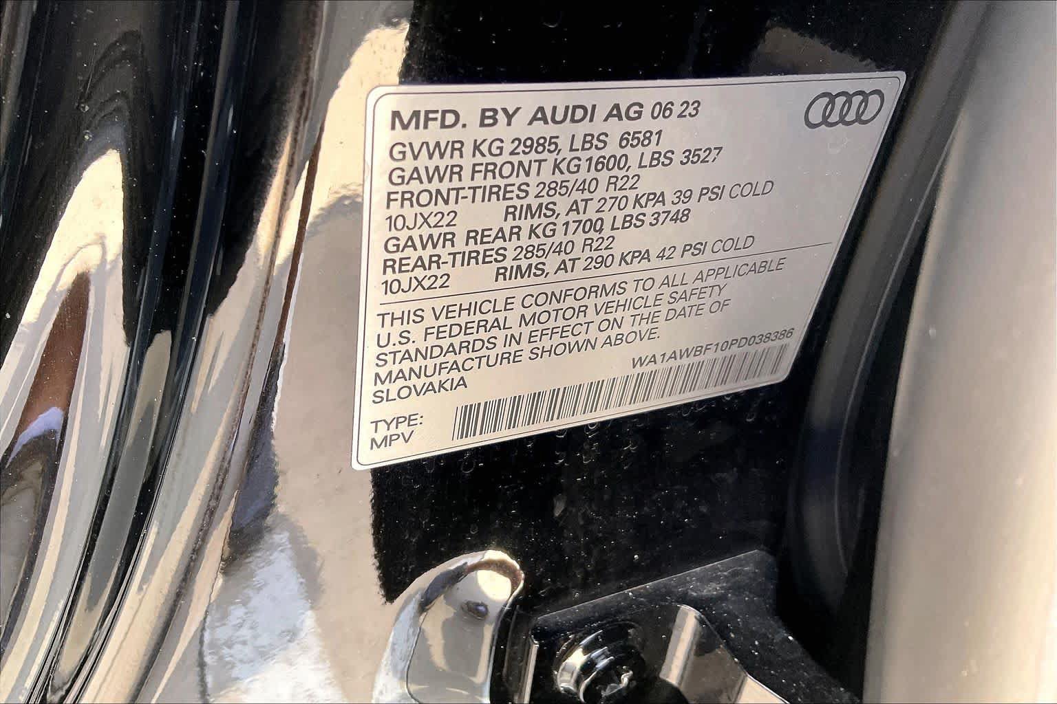 Used 2023 Audi SQ8 Premium Plus AWD/4WD image 34