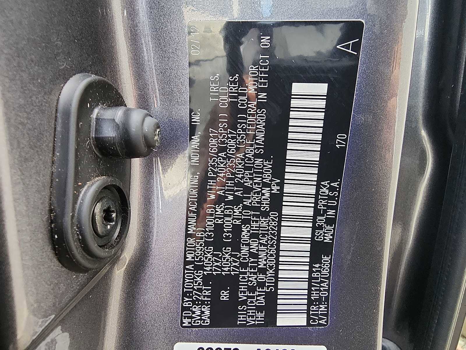 Used 2012 Toyota Sienna XLE image 28