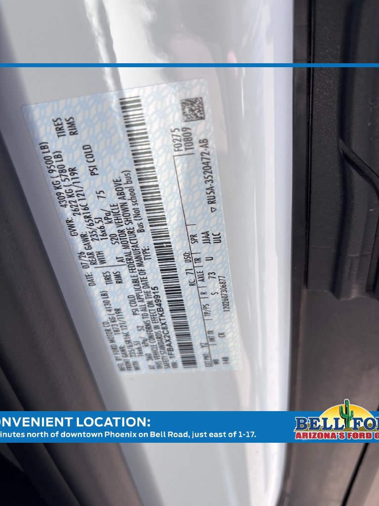 New 2026 Ford Transit 350 XL RWD image 27