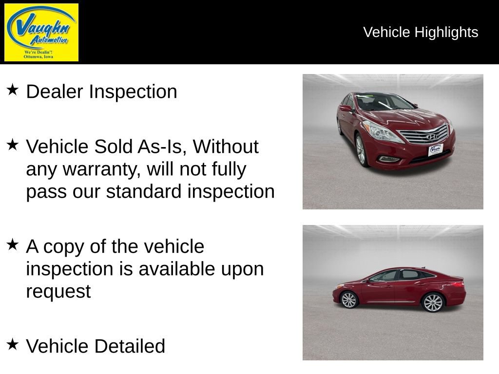 Used 2014 Hyundai Azera Limited w/ Option Group 02 image 2