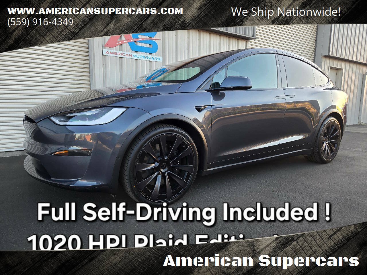 Used 2022 Tesla Model X Plaid AWD/4WD image 1