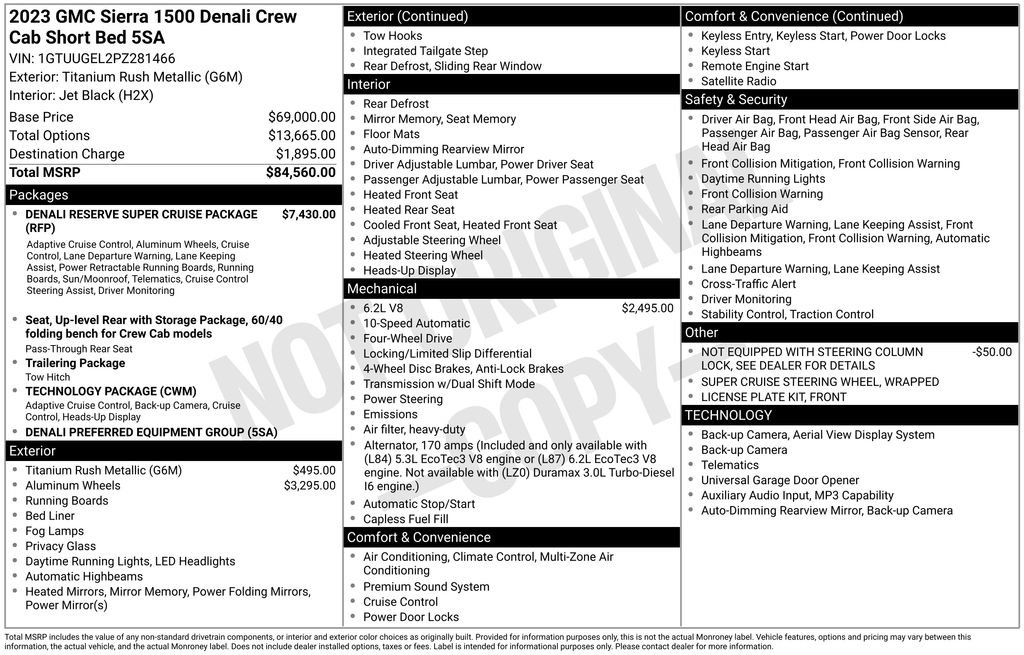 Certified 2023 GMC Sierra 1500 Denali image 39