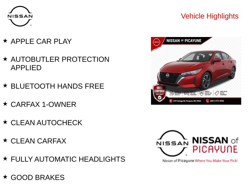 Used 2024 Nissan Sentra SV w/ Trunk Package FWD image 11