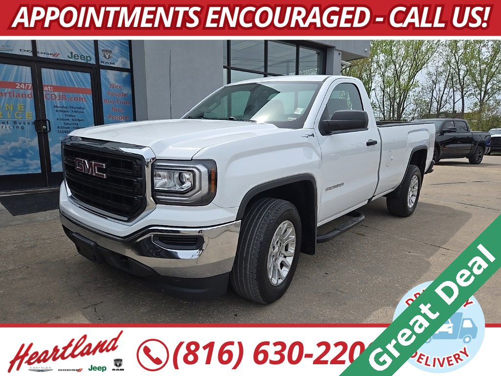 Used 2018 GMC Sierra 1500 4x4 Regular Cab