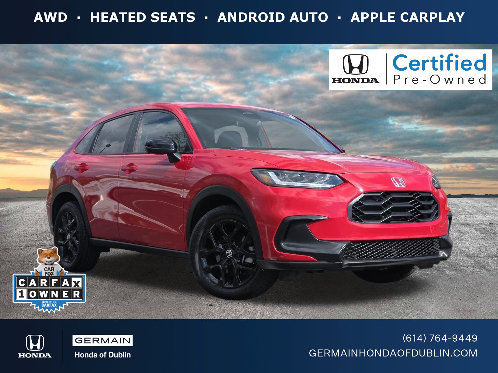 Certified 2023 Honda HR-V Sport image 1