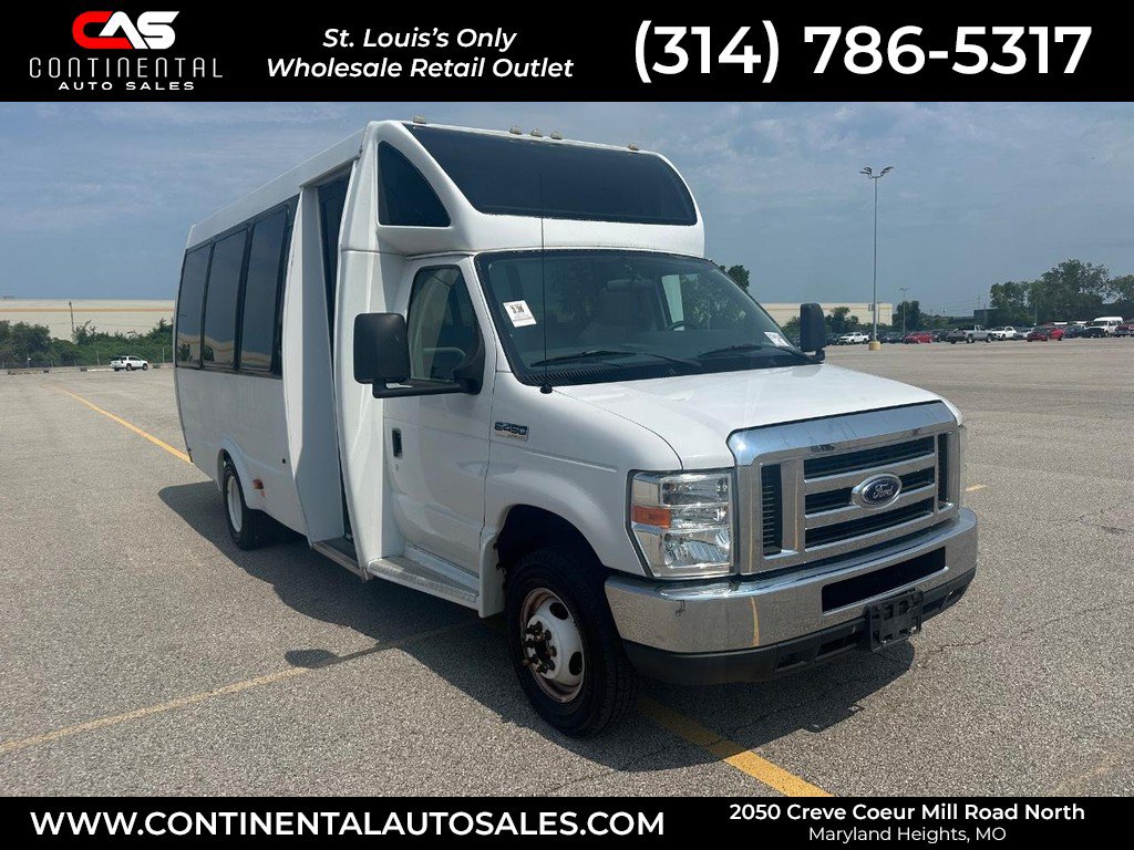 Used 2017 Ford E-450 and Econoline 450 Super Duty w/ Shuttle Bus Prep Package RWD image 1