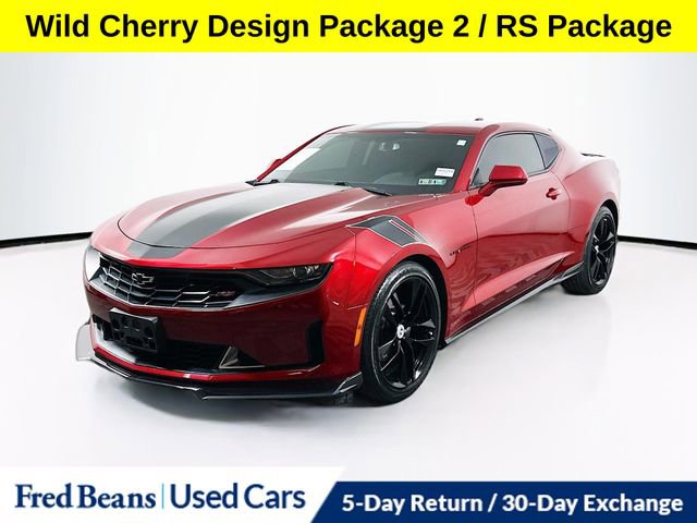 Used 2021 Chevrolet Camaro LT w/ Wild Cherry Design Package 2 RWD image 3