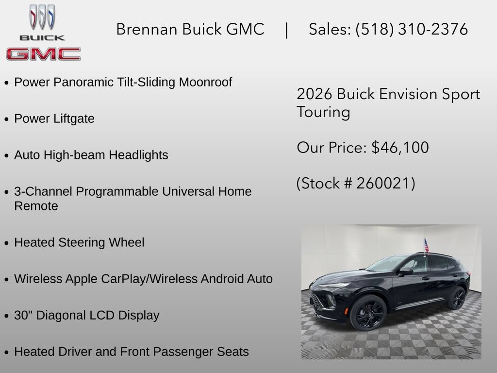New 2026 Buick Envision Sport Touring AWD/4WD image 18
