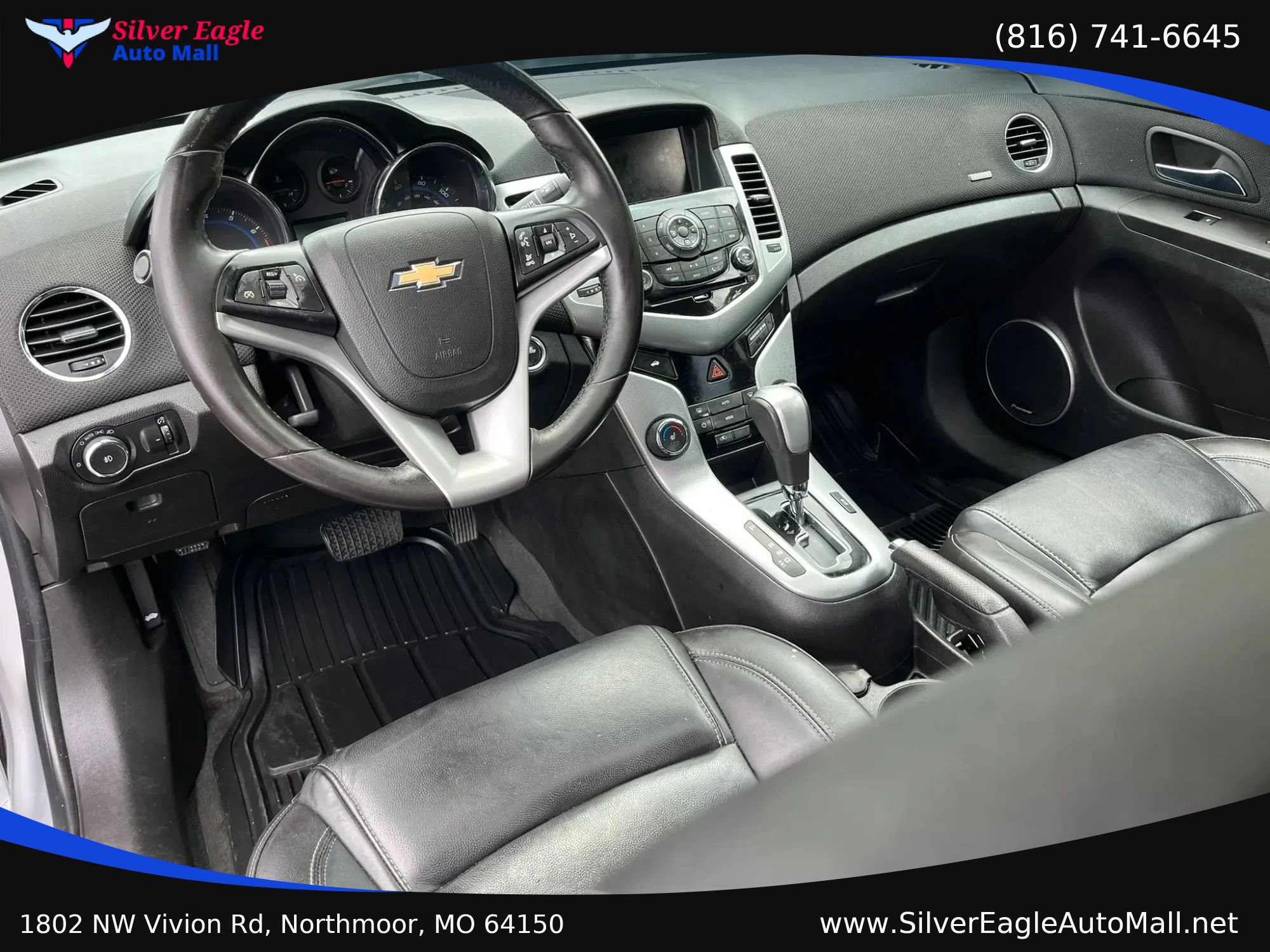 Used 2015 Chevrolet Cruze LTZ w/ Sun, Sound and Sport Package FWD image 8