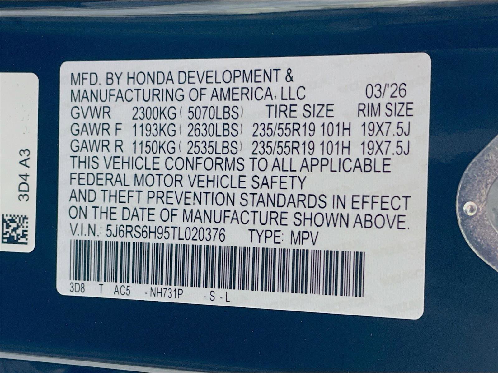 New 2026 Honda CR-V Sport Touring image 22