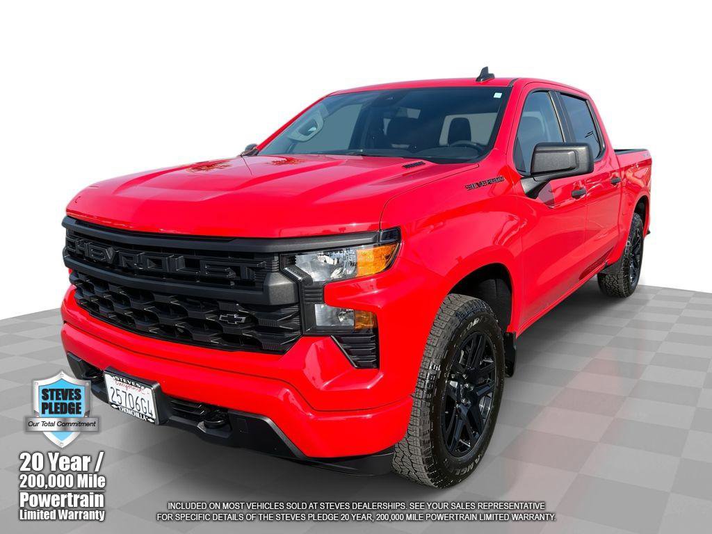 Used 2025 Chevrolet Silverado 1500 Custom w/ LPO, Dark Essentials Package