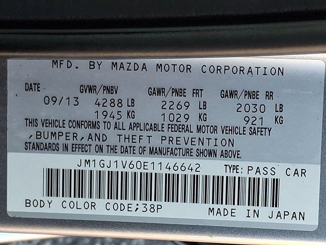 Used 2014 MAZDA MAZDA6 Touring FWD image 26