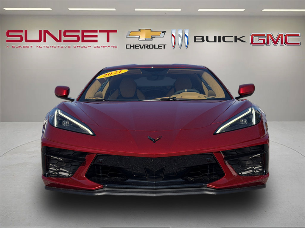 Certified 2021 Chevrolet Corvette Stingray Premium Cpe w/ Z51 Performance Package RWD image 2
