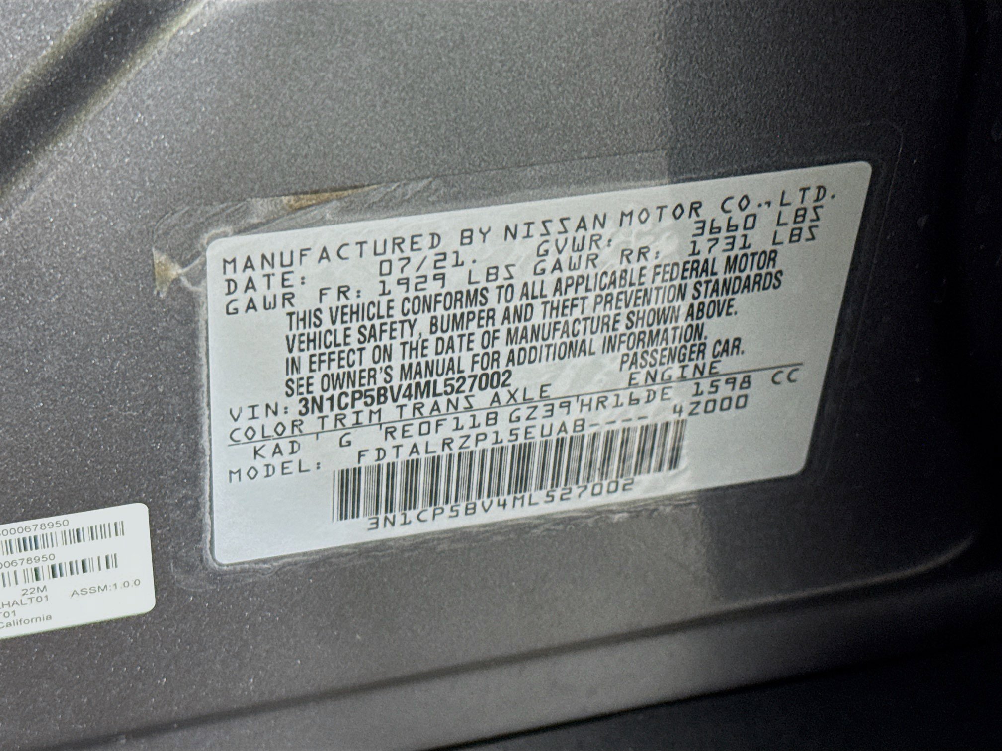 Used 2021 Nissan Kicks S FWD image 38