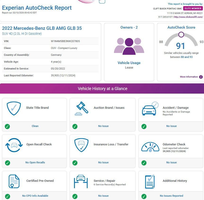 Used 2022 Mercedes-Benz GLB 35 AMG 4MATIC image 3