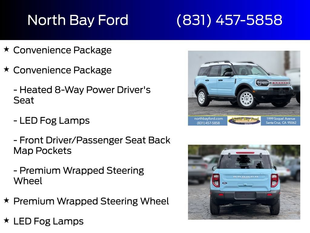 New 2026 Ford Bronco Sport Heritage w/ Convenience Package AWD/4WD image 4