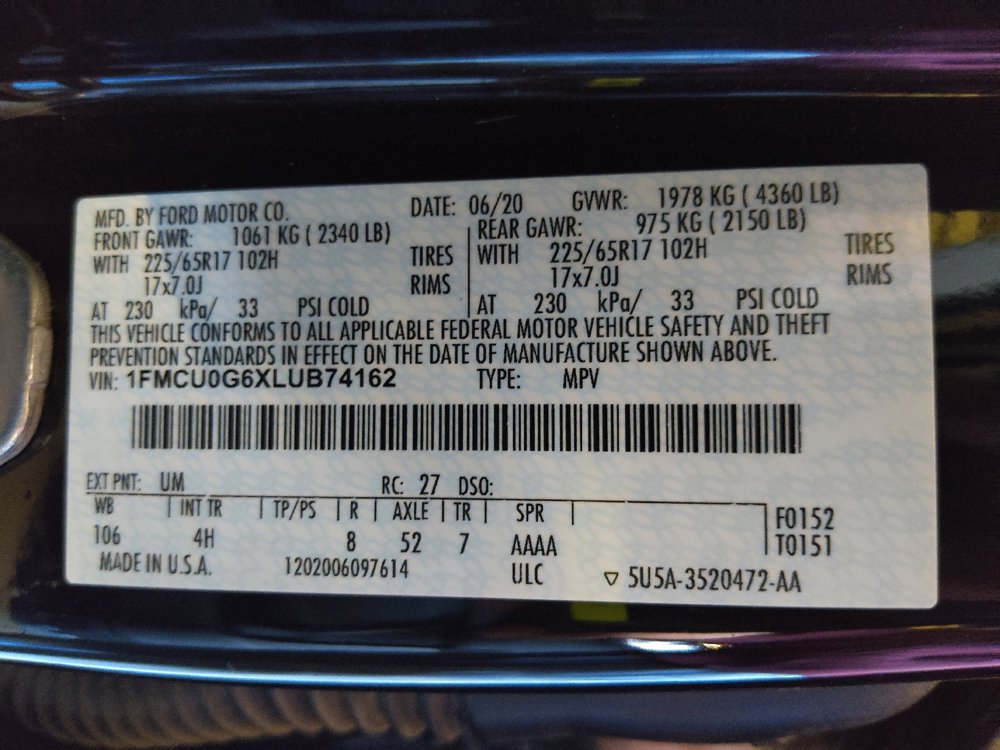 Used 2020 Ford Escape SE image 33