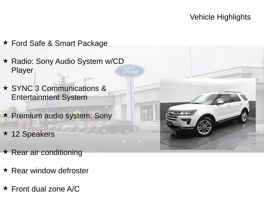 Certified 2018 Ford Explorer Limited w/ Equipment Group 301A AWD/4WD image 18