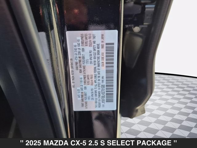 Certified 2025 MAZDA CX-5 AWD 2.5 S w/ Select Package image 37