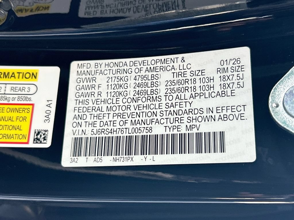 Certified 2026 Honda CR-V EX-L image 33