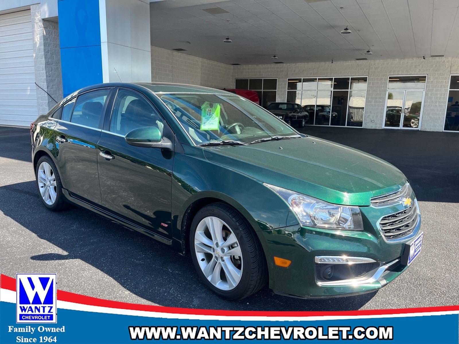 Used 2015 Chevrolet Cruze LTZ w/ Sun, Sound and Sport Package FWD image 4