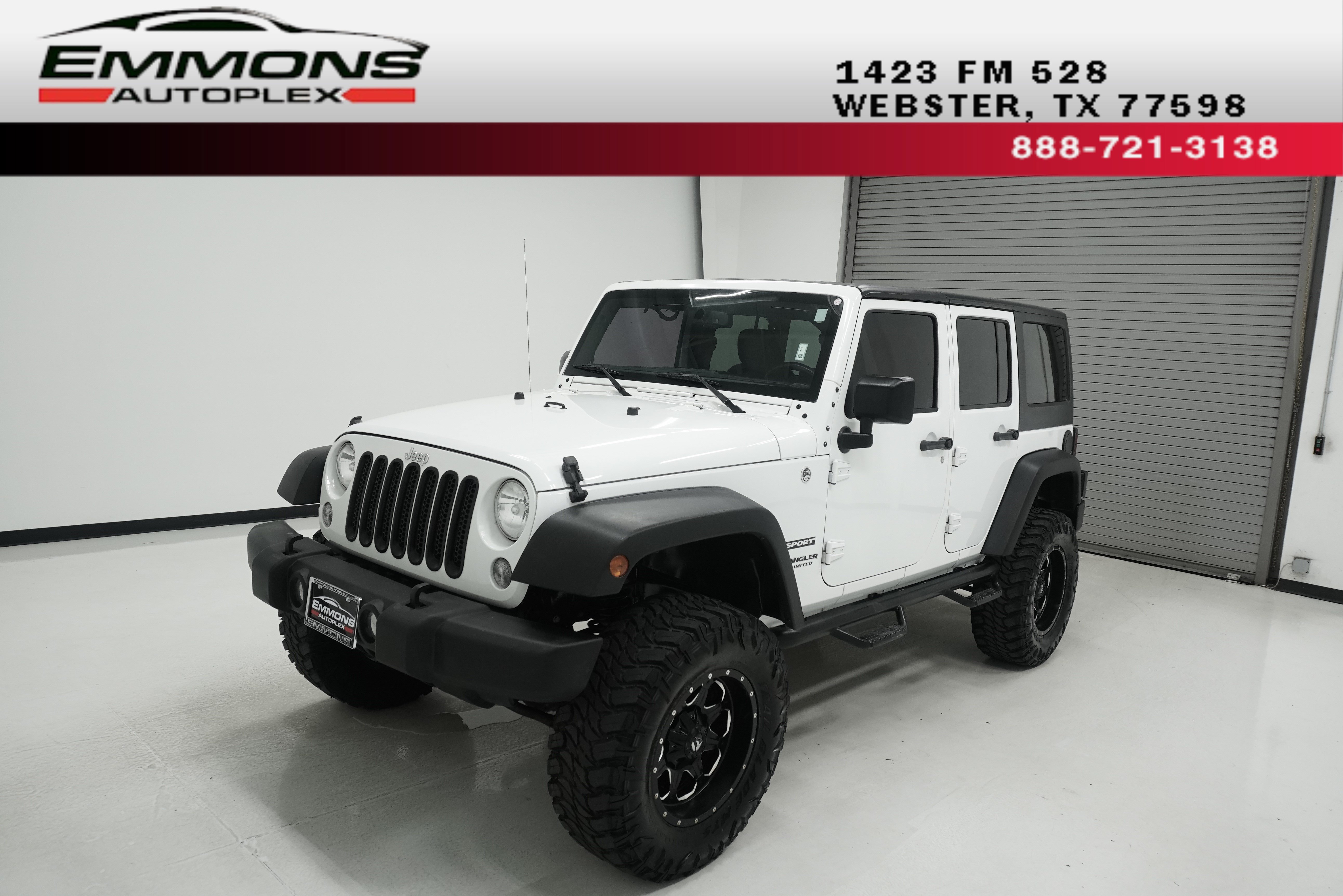 Used 2015 Jeep Wrangler Unlimited Sport w/ Quick Order Package 24S AWD/4WD image 1