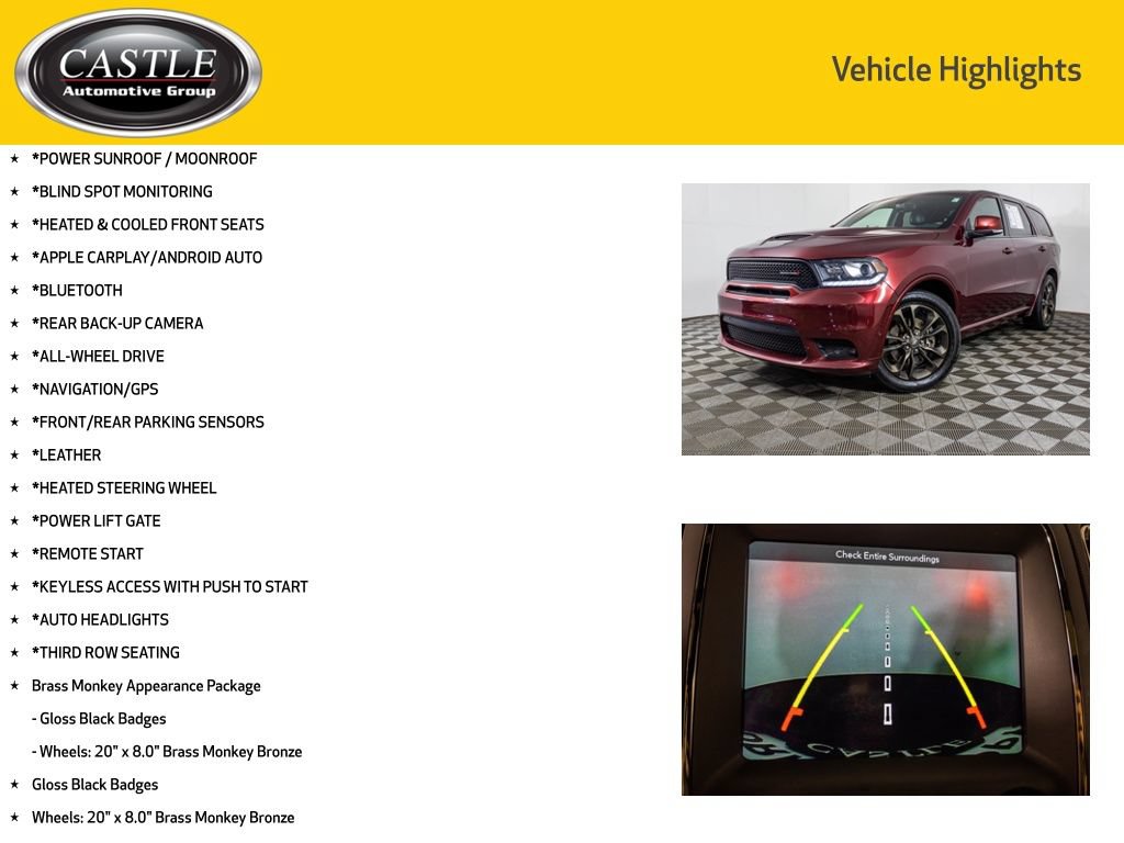 Used 2019 Dodge Durango R/T AWD/4WD image 3