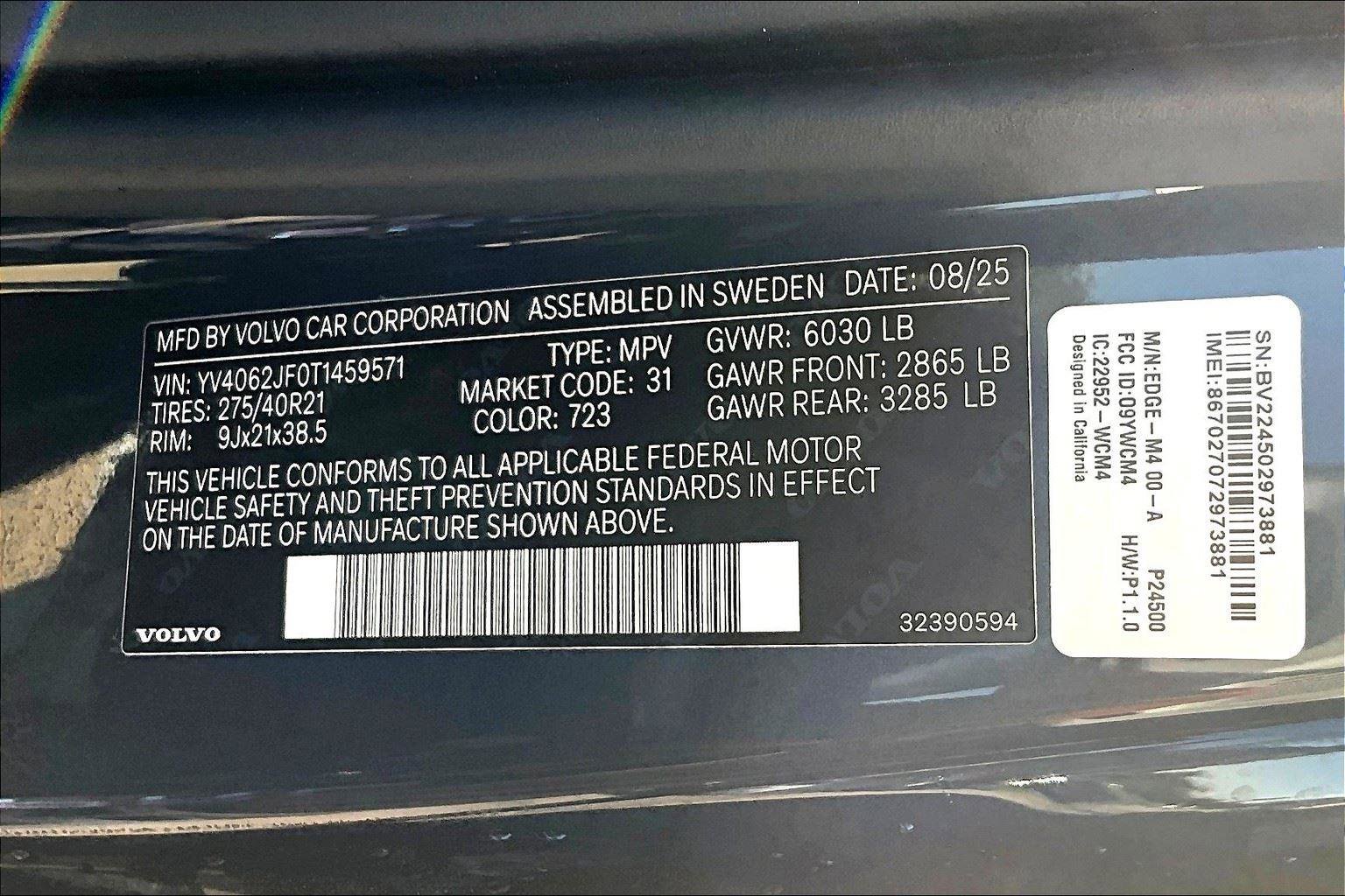 New 2026 Volvo XC90 B6 Ultra w/ Protection Package Premier image 26