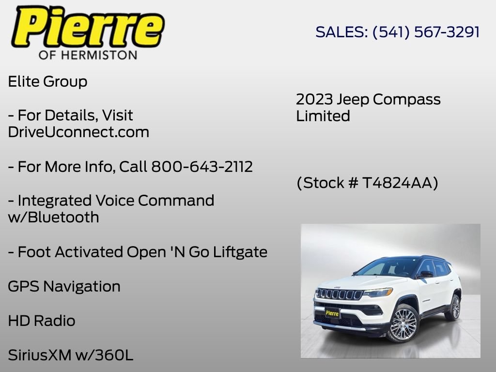 Used 2023 Jeep Compass Limited w/ Elite Group AWD/4WD image 30