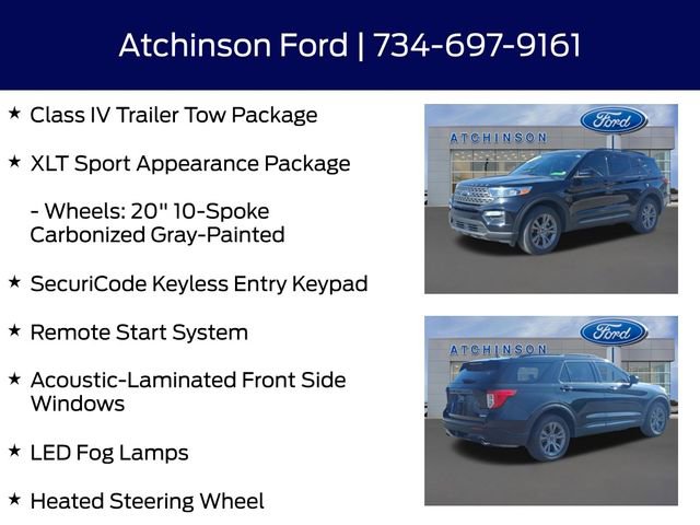 Certified 2022 Ford Explorer XLT w/ Equipment Group 202A AWD/4WD image 17