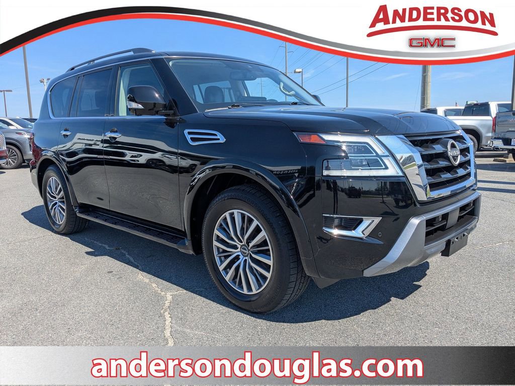 Used 2023 Nissan Armada SL w/ Captain's Chairs Package image 1