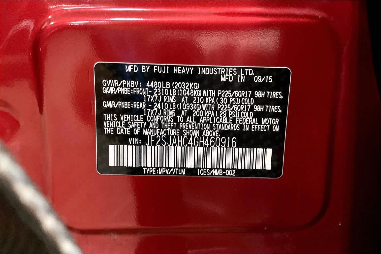 Used 2016 Subaru Forester 2.5i Limited AWD/4WD image 36