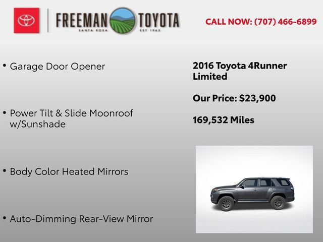 Used 2016 Toyota 4Runner Limited AWD/4WD image 10