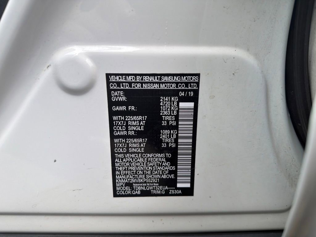 Used 2019 Nissan Rogue SV image 27