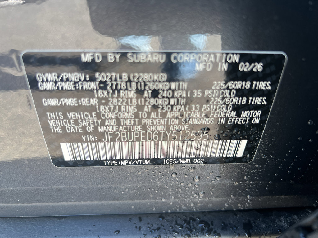 New 2026 Subaru Outback Touring AWD/4WD image 34