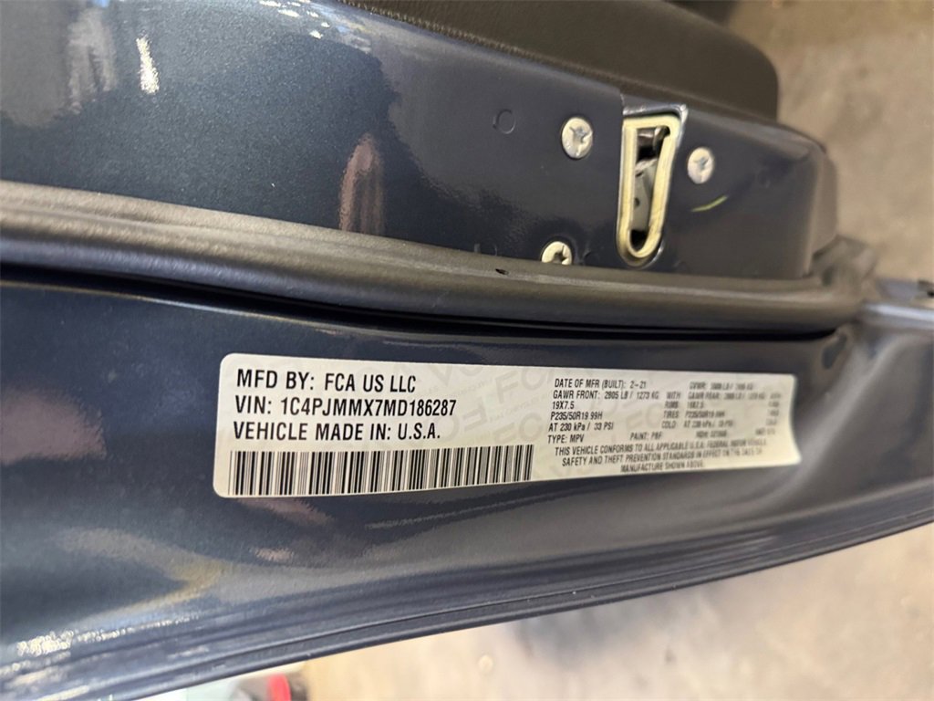 Used 2021 Jeep Cherokee Latitude Lux 80th Anniv w/ Quick Order Package 26U 80TH image 31