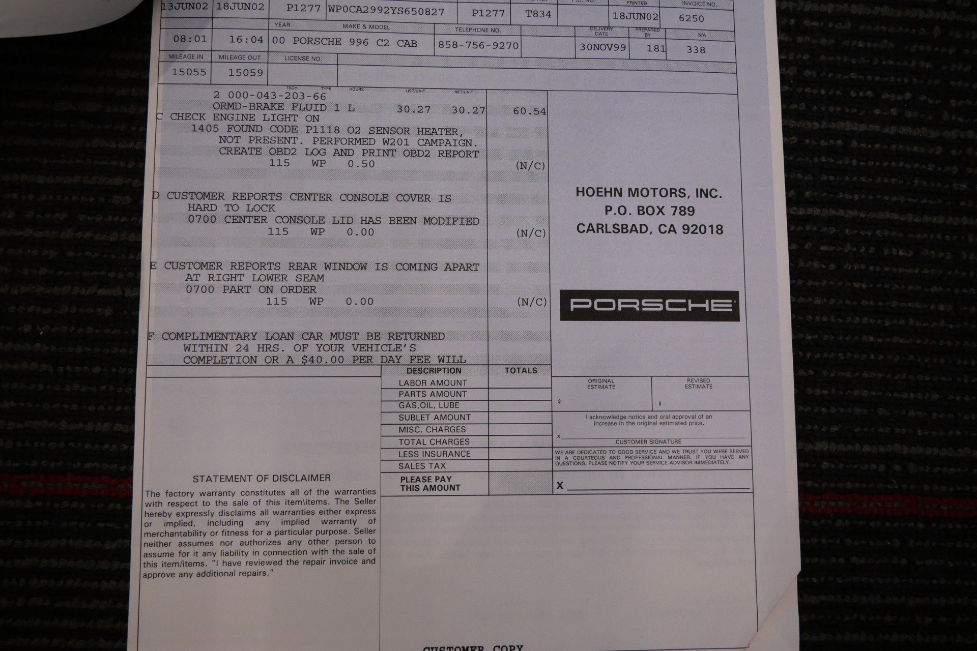 Used 2000 Porsche 911 Cabriolet image 62