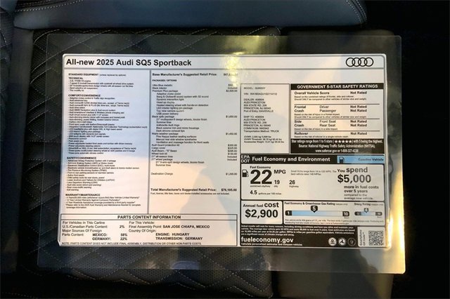 New 2025 Audi SQ5 Premium Plus image 15