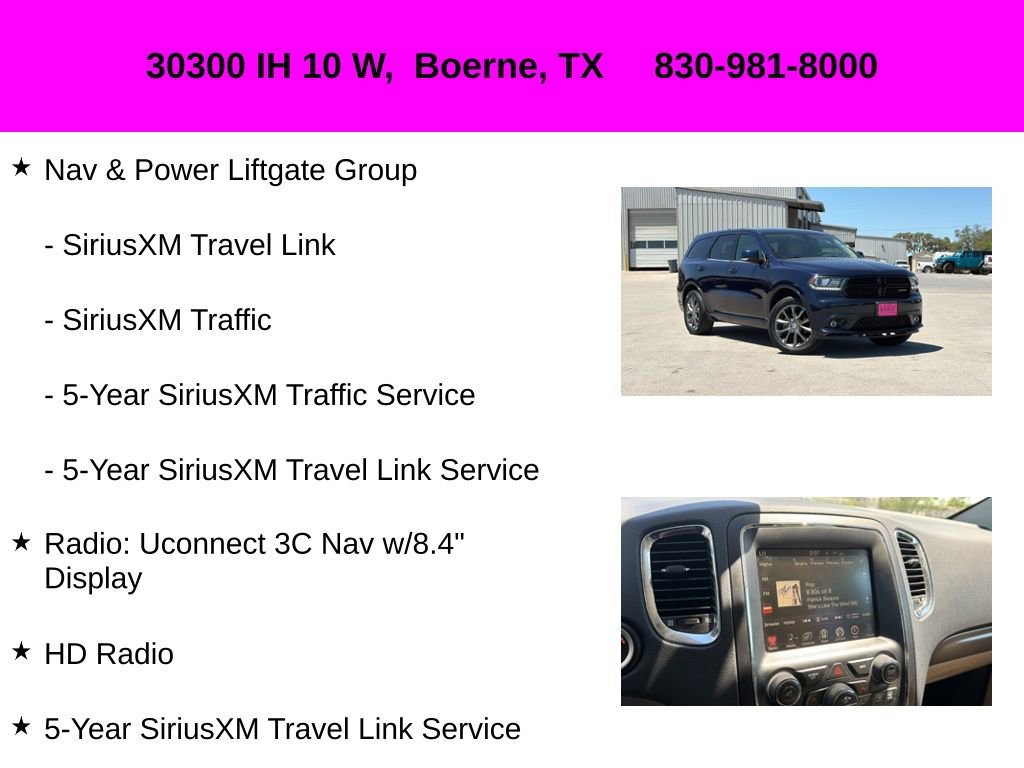 Used 2017 Dodge Durango GT w/ Nav & Power Liftgate Group image 20