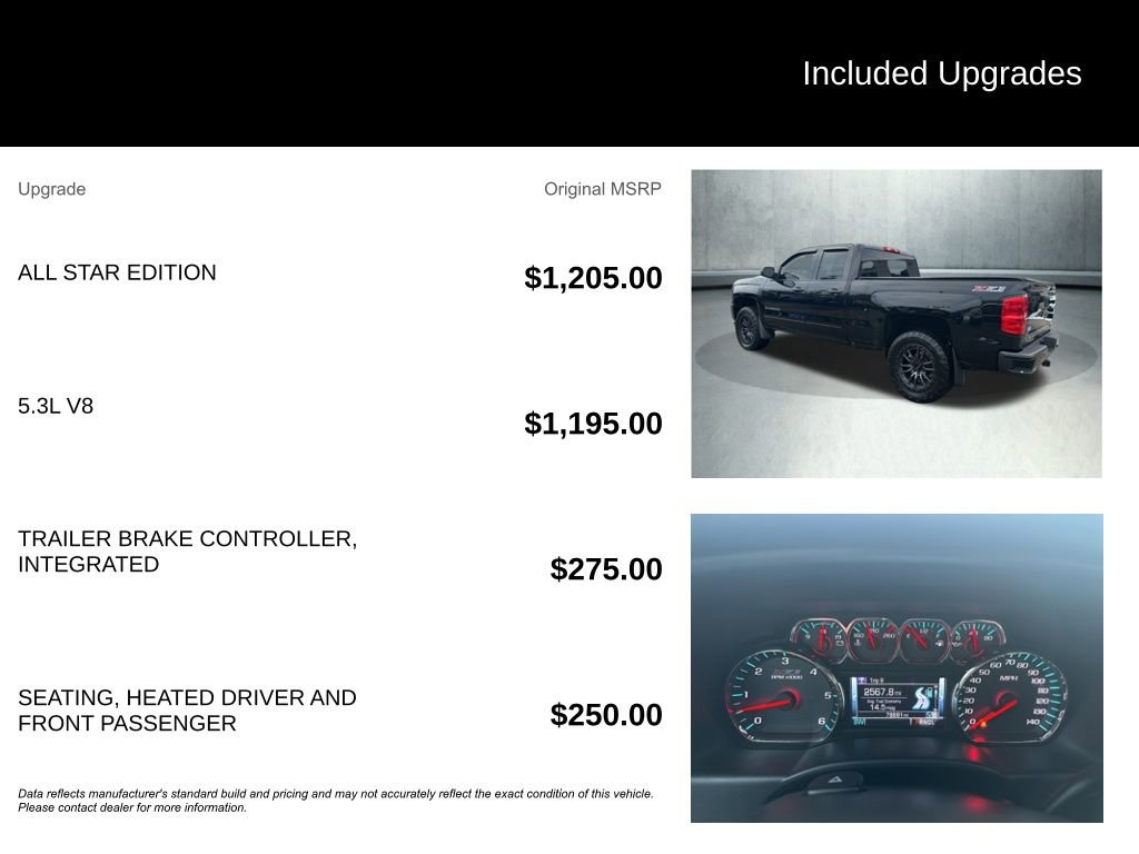 Used 2017 Chevrolet Silverado 1500 LT w/ All Star Edition image 4