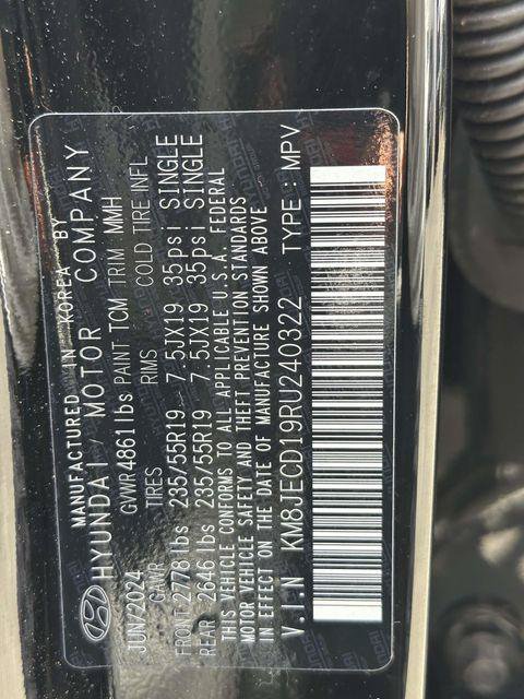 Certified 2024 Hyundai Tucson Limited AWD/4WD image 40