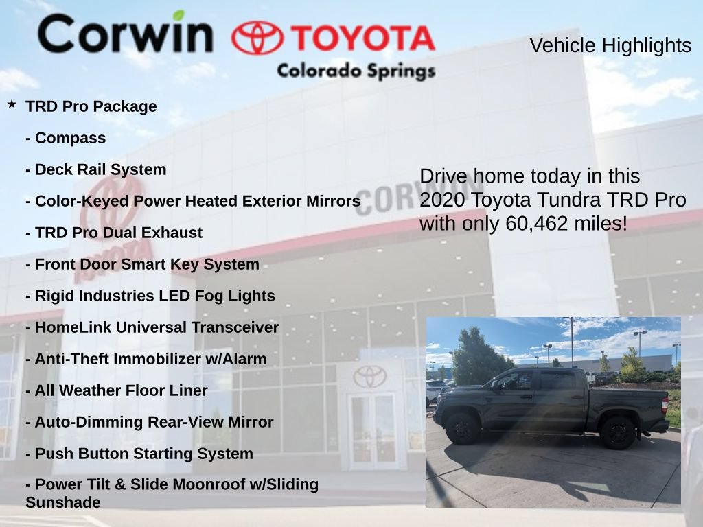Used 2020 Toyota Tundra TRD Pro AWD/4WD image 6