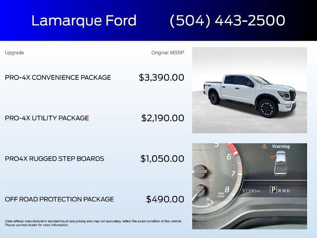 Used 2021 Nissan Titan PRO-4X w/ Pro-4x Convenience Package image 2