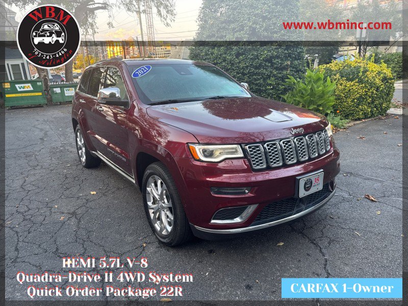 Used 2021 Jeep Grand Cherokee Summit AWD/4WD image 1