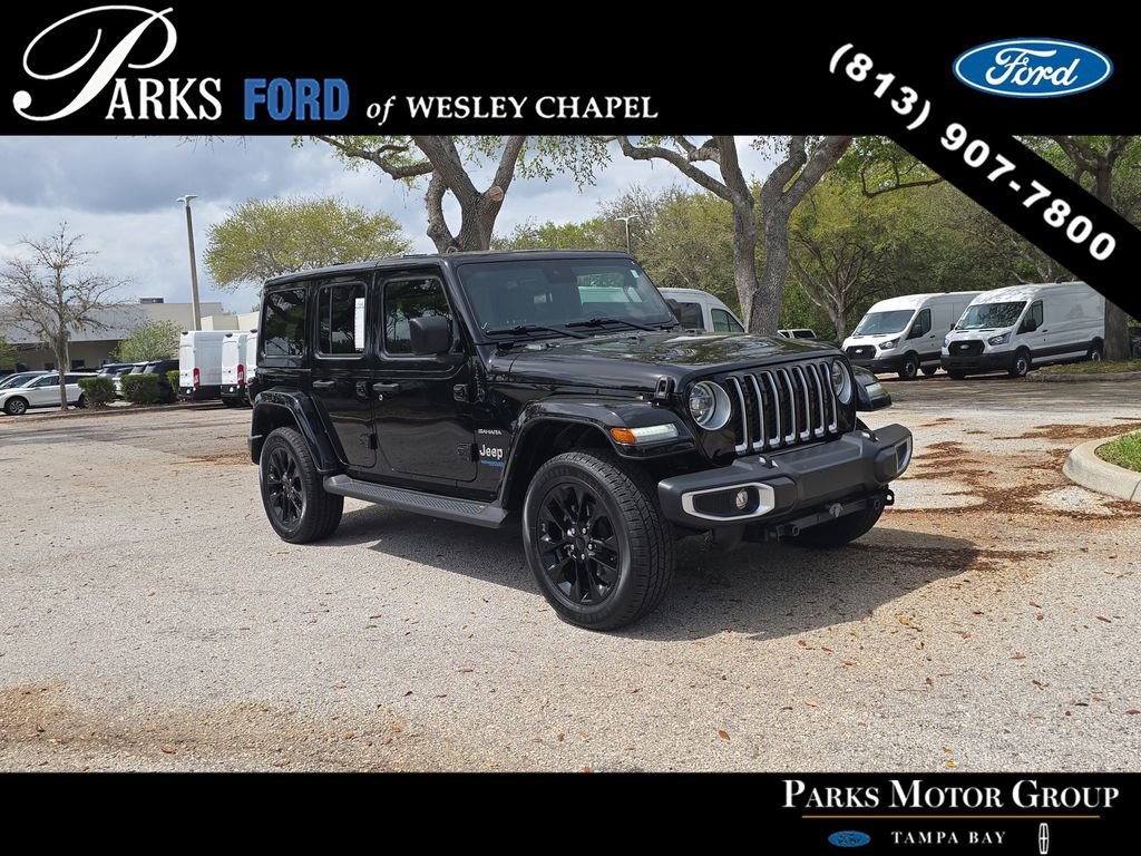 Used 2021 Jeep Wrangler Unlimited Sahara w/ Cold Weather Group image 1