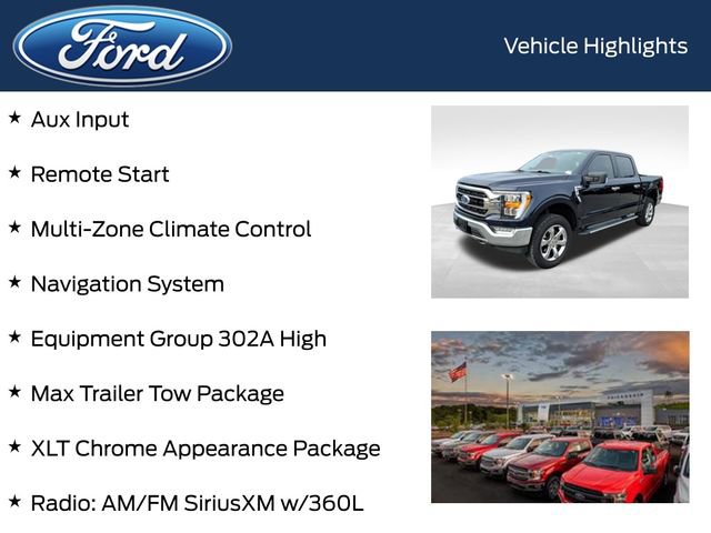 Certified 2021 Ford F150 XLT w/ Equipment Group 302A High image 13