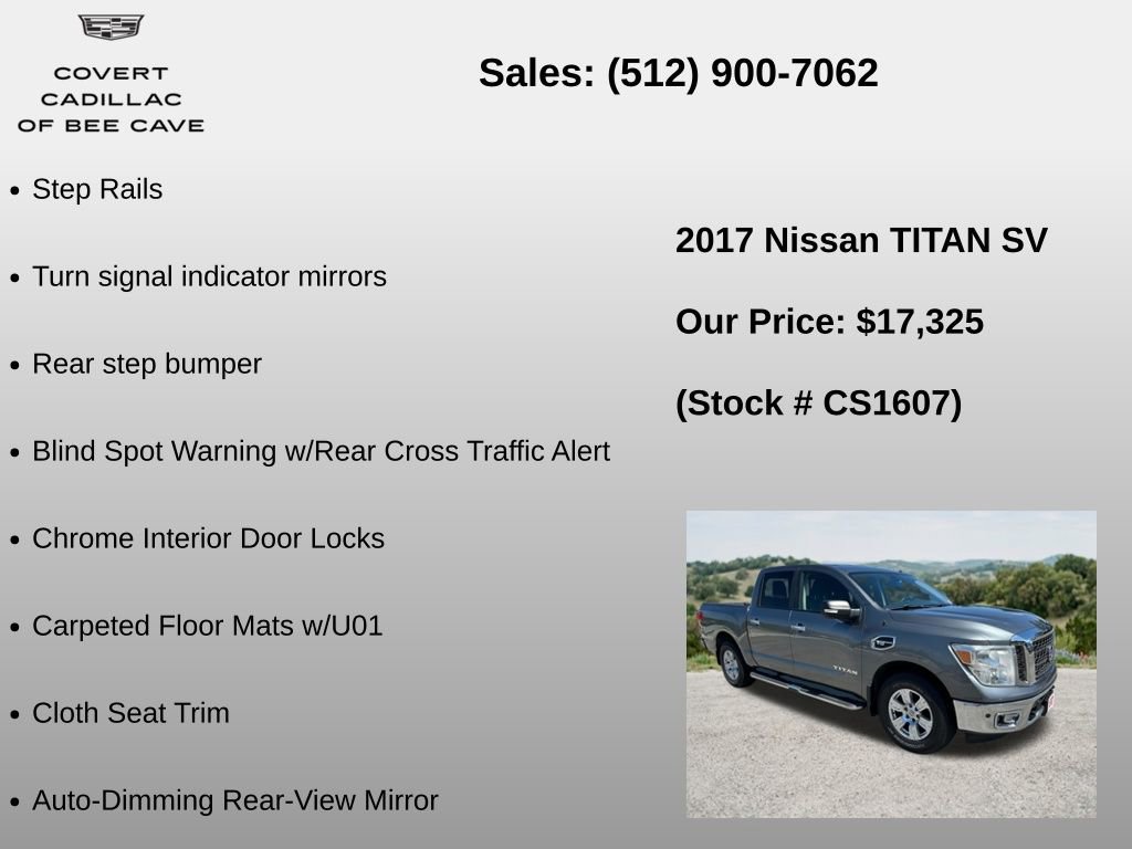 Used 2017 Nissan Titan SV AWD/4WD image 36